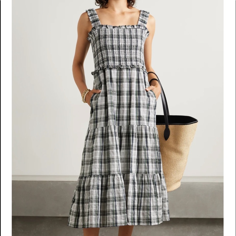 Veronica Beard Ziada Plaid Dress